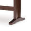 Table de comptoir extensible Rex avec 2 feuilles, planches brun clair, brun foncé Rex