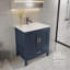 Meuble-lavabo sur pied 36 po en bois massif de qualité supérieure avec comptoir-104076255