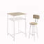 Table avec 2 tabourets de bar-645407282-645407280-645407278
