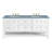 Breckenridge 72'' Double Bathroom Vanity with Top-304190897-310822478-311314378