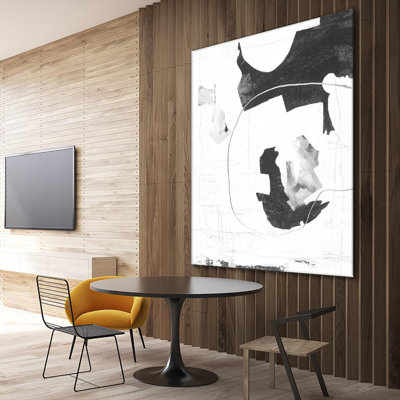 Traces d'argent III sur toile