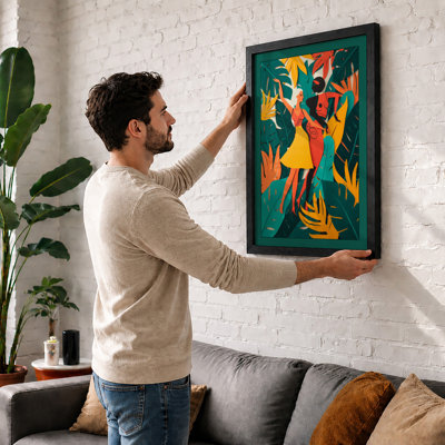 Dancing in Tropics Tropical - Framed Print
