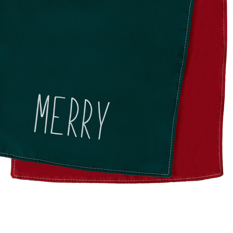 Elizabethanne Rectangular Christmas Table Runner, 90" L x 16" W