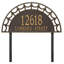 Plaque d'adresse sur 2 lignes Signature Series-15781846-15781844-15781848