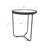 Nathyn Glass Top End Table