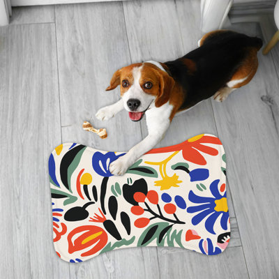 Tapis d'alimentation Bone Botanical Brushstrokes - 1 pièce