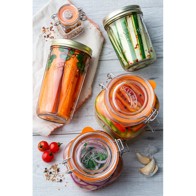 Pot de conserve à large ouverture, H 4,92 po x l 3,54 po x P 4,92 po