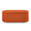 Rangement orange spacieux - Le banc de luxe confortable pour la chambre à coucher et le salon ajoute une touche luxueuse à votre maison