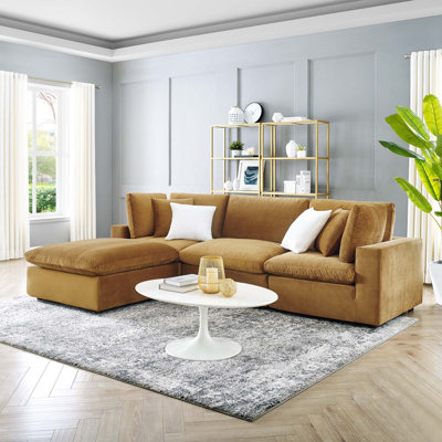 Canapé modulaire réversible en velours Commix