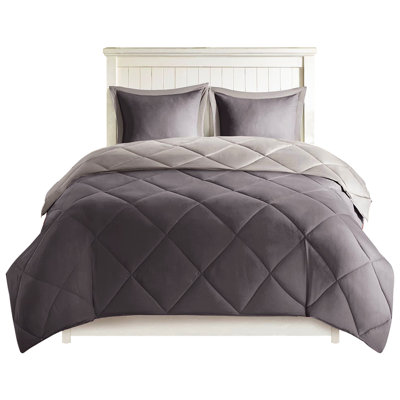 Twin/Twin Xl Comforter With Treatment And 3M Diamond Quilting Modern