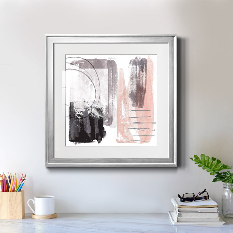 Coexistance III - reproduction encadrée de qualité supérieure - prête à être accrochée, H 22,5 po x l 22,5 po x P 1,5 po