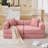 Modular Couch Sofa Bed For Apartment,Convertible Sofa Bed,Fixed-Shape Frame & Removable Armrests,Folding Mattress Couch For Small Spaces ,No Assembly-1682744613