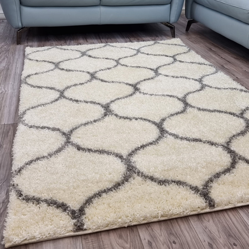 Nay Moroccan Shag Area Rug, Rectangle 160 x 230cm