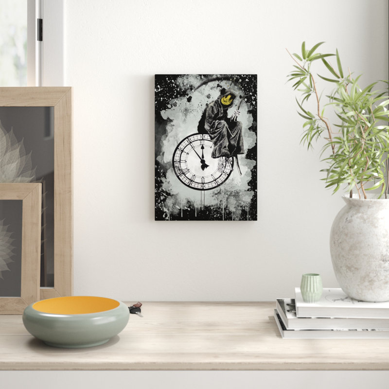 Banksy - Wrapped Canvas Print, 50cm H x 35cm W