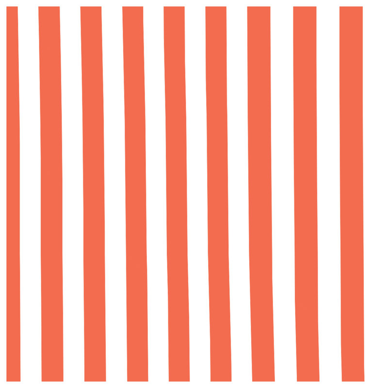 Red White Stripes Comforter, Queen