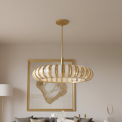 Knight 6-Light Soft Gold Pendant Light