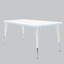 Table rectangulaire d'activités thermofusionnées avec pieds réglables et pivotants standard-113909071-113909077