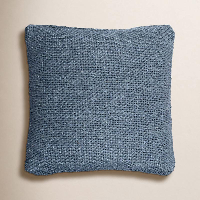 Josiah Square Pillow Cover & Insert, 18" x 18", Pillow Cover Only - No Insert