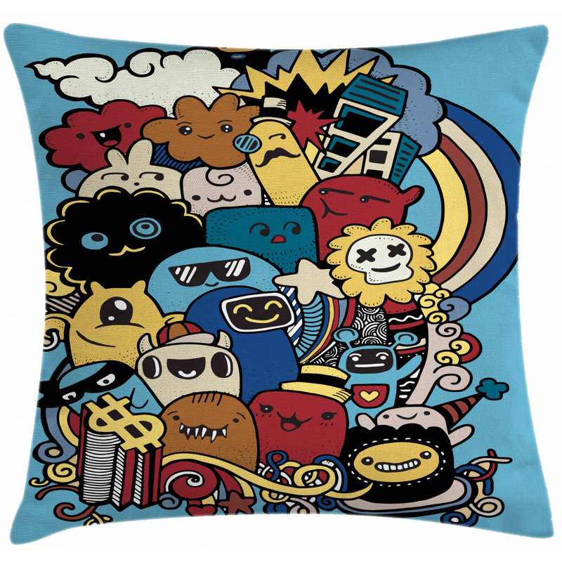 Housse de coussin décoratif d’intérieur/extérieur 26 po