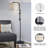 Pariaman 60'' Swing Arm Floor Lamp-817054261