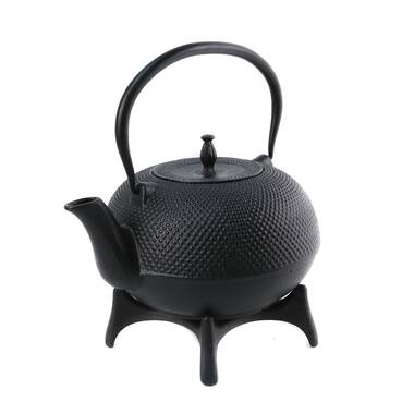 Buckminster Small Hobnail 2 Piece Cast Iron Tea Set World Menagerie Color: Black