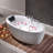 71'' x 33.8'' Whirlpool Plastic / Acrylic Bathtub with Faucet