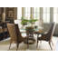 Bali Hai Upholstered Dining Arm Chair