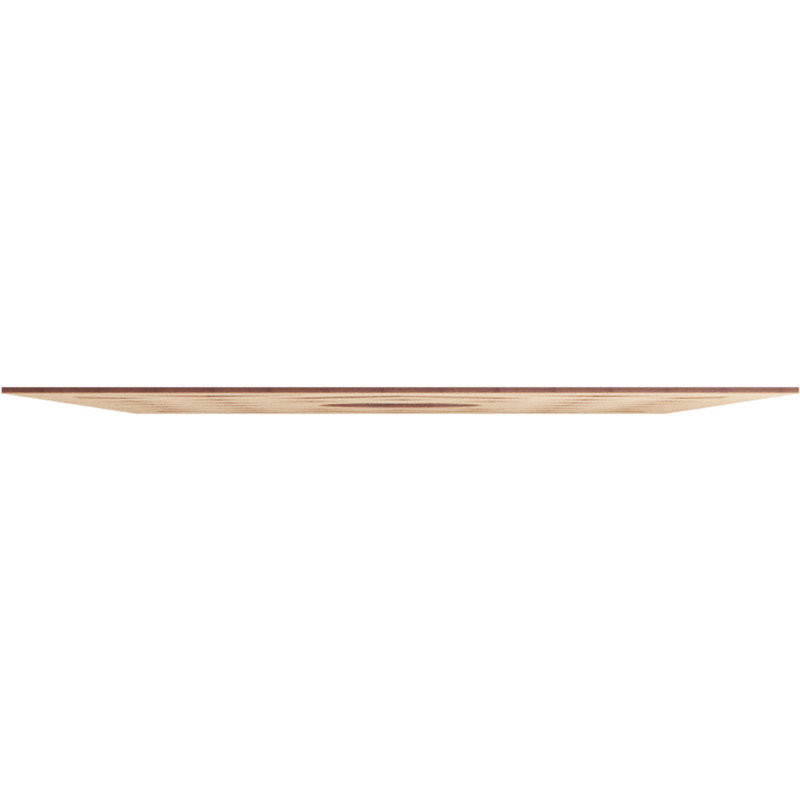 Chevron Ceiling Medallion, Alder, 32" H x 32" W x 0.25" D