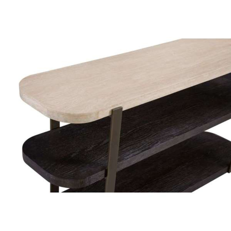 Callista 60"" Console Table with Travertine Top