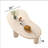 Modern Cashew-Shaped Coffee Table – Minimalist Open Design Center Table for Small Spaces and Apartments