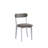 Emillia 5-Piece Dining Set in White & Gray