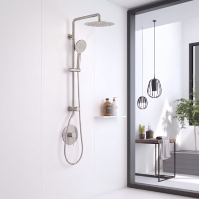 Dual Function Complete Shower System with Rough-in Valve
