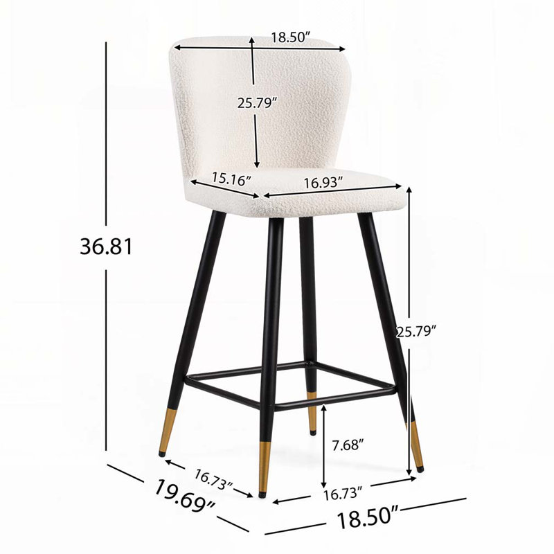 Tabouret de bar pour la cuisine ou la salle à manger