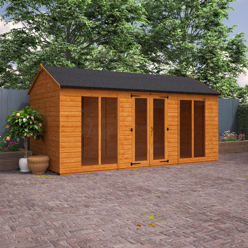 16x8w Tiger Retreat Contemporary Summerhouse