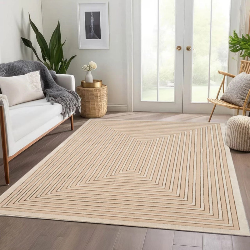 Solid Colour Area Rug, Rectangle 120 x 170 cm
