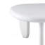Table de bout blanche ultrabrillante