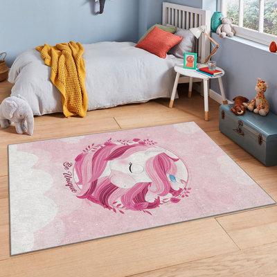 Luxurious Polyester Area Rug, 3.3 x 4.6 Feet | 740 g/m² Velvet Fabric, Non-Slip Felt Dot Underside, Laminated Sponge for Comfort | Antibacterial, Machine Washable at 86°F | Elegant Digital Print Design for Home Décor