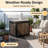 40 Gallon Outdoor Deck Box, Lockable Waterproof Resin Storage Container