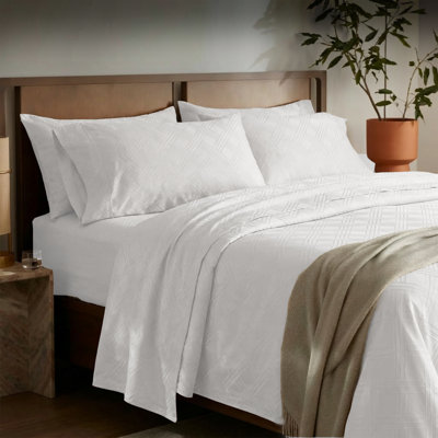 Ensemble de draps 100% satin de coton à densité de tissage 800 fils Threadmill
