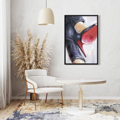 «Crossed Legs And High Heels» sur toile