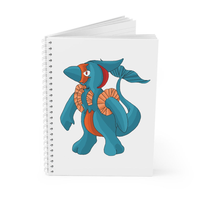 Swark Spiral Notebook - Ruled Line, 7.24" H x 0.63" W, White