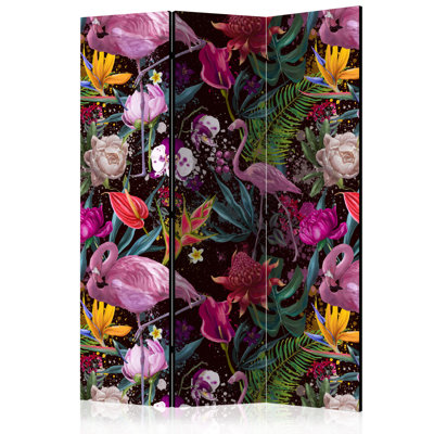 Vretsia 172cm H Solid Wood Folding Room Divider
