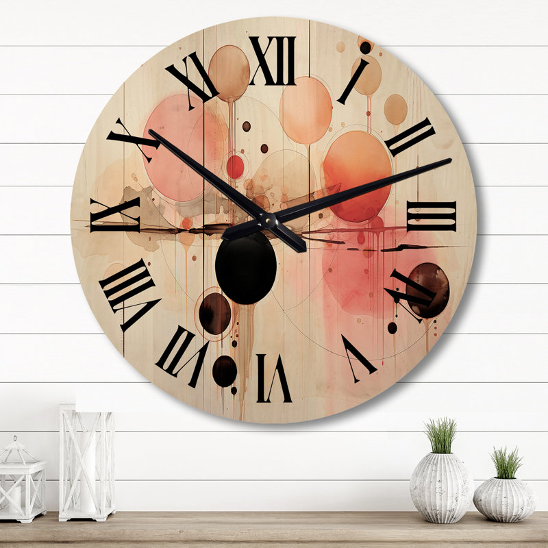 Horloge murale en bois, Grand