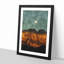 Moon over the Mountains in Italy - Picture Frame Painting Print-56737813-56737821