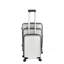 Valise moderne argentée
