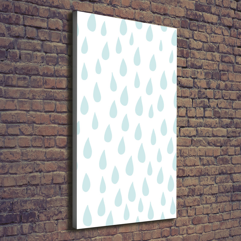 Droplets - Wrapped Canvas Print