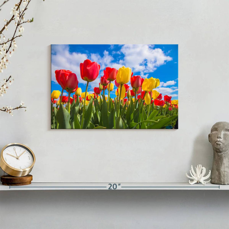 Harnek Spring Tulip Field, 8" H x 12" W
