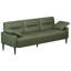Imelda 83" Faux Leather Square Arm Sofa-339598375
