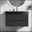 Meuble-lavabo avec lavabo Grace et tiroirs noirs doux Grace-1829143992
