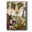 «Country Country Red and White», reproduction d'art sur toile tendue-1194513866